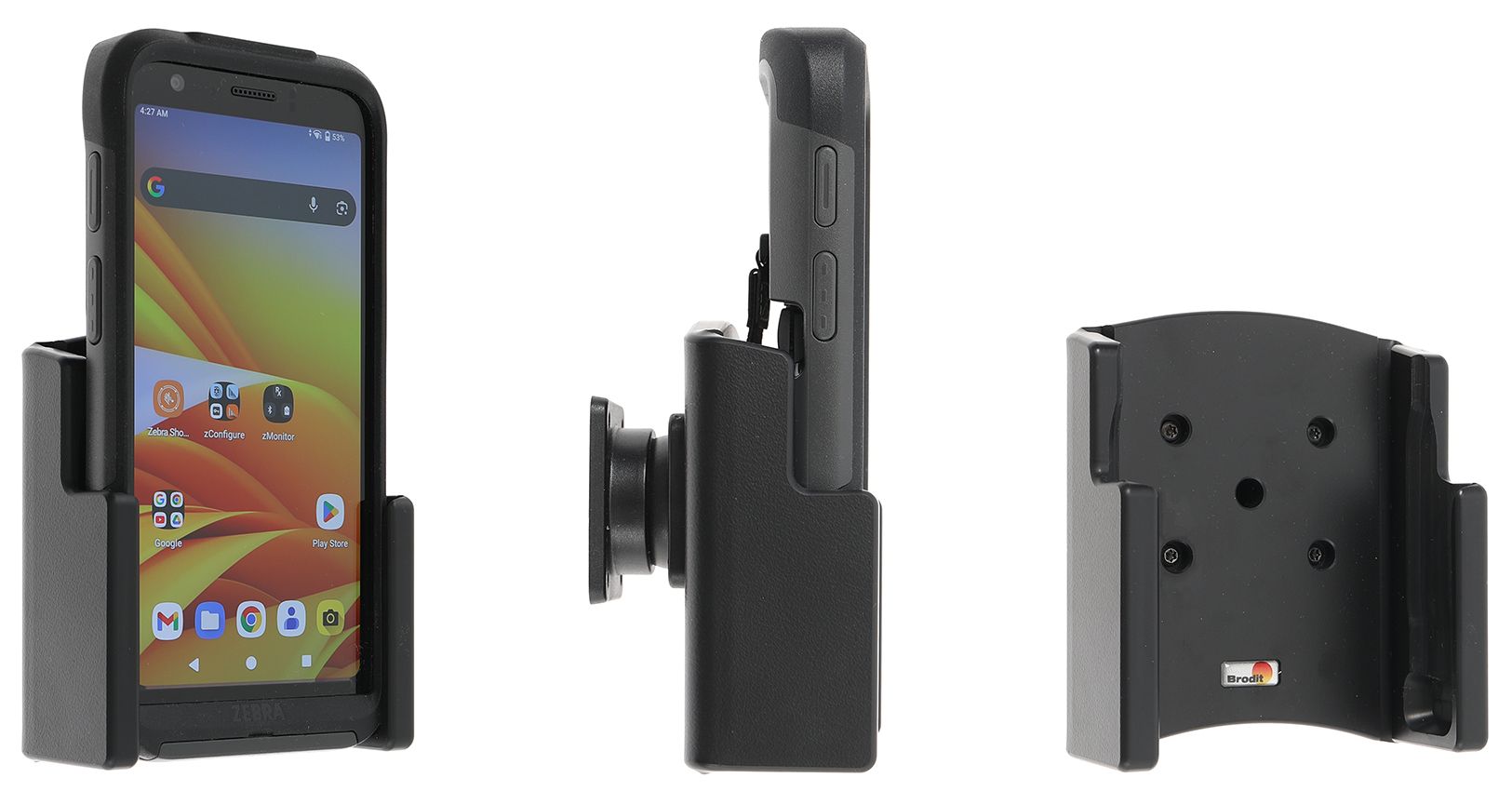 Brodit support Zebra TC501 avec boot