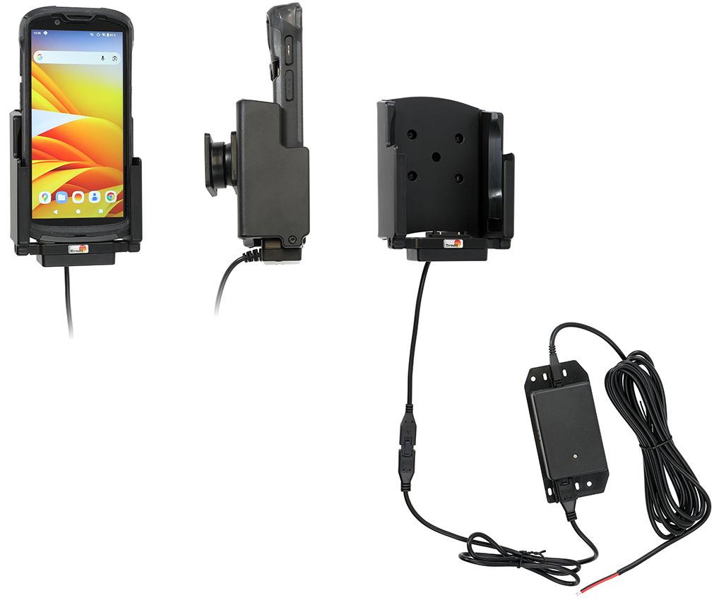Brodit support fixé install. Zebra TC53/TC58 avec boot/PD20