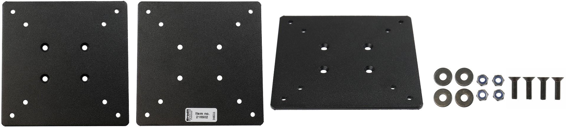 Brodit Monitor mount for Vesa 75mm and 100mm. With M4 AMPS-h