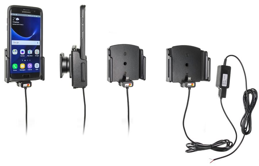 Brodit support install.fixé microUSB l.75-89/p6-10mm