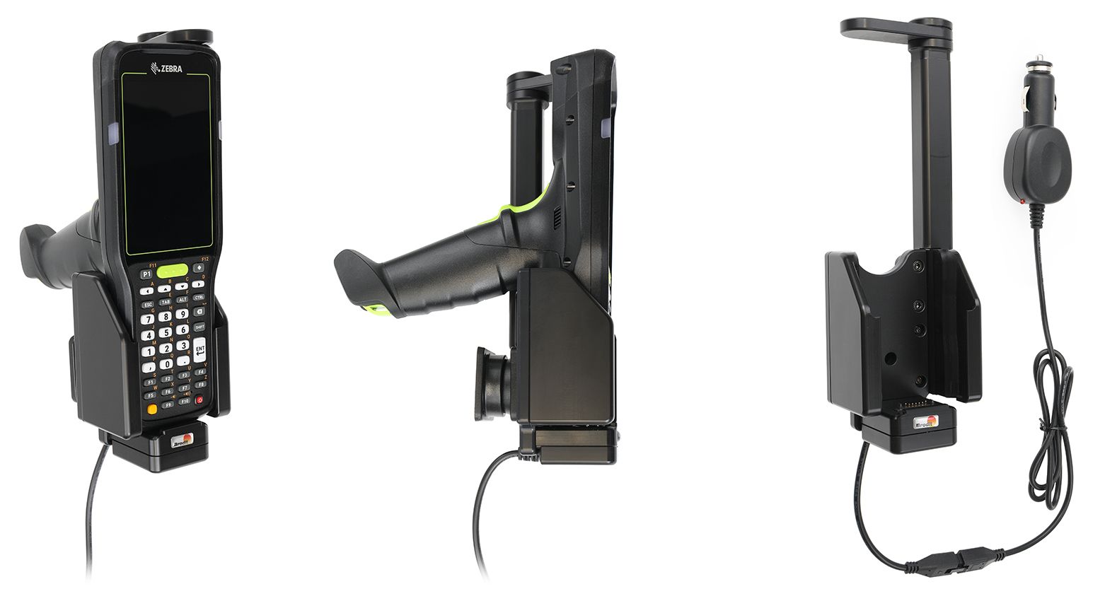 Brodit sup./char. Zebra MC3450/MC3400-swiveling top