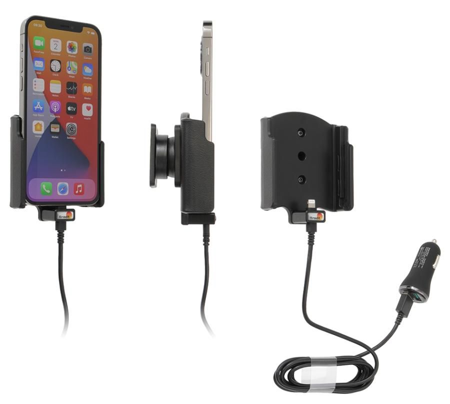 Brodit support/chargeur Apple iPhone 12/ 12 Pro USB all.cig.