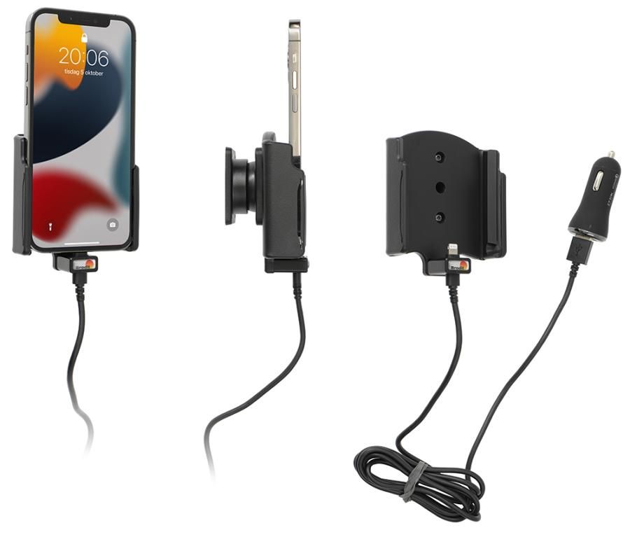 Brodit support/chargeur Apple iPhone 13-14/Pro USB all.cig.