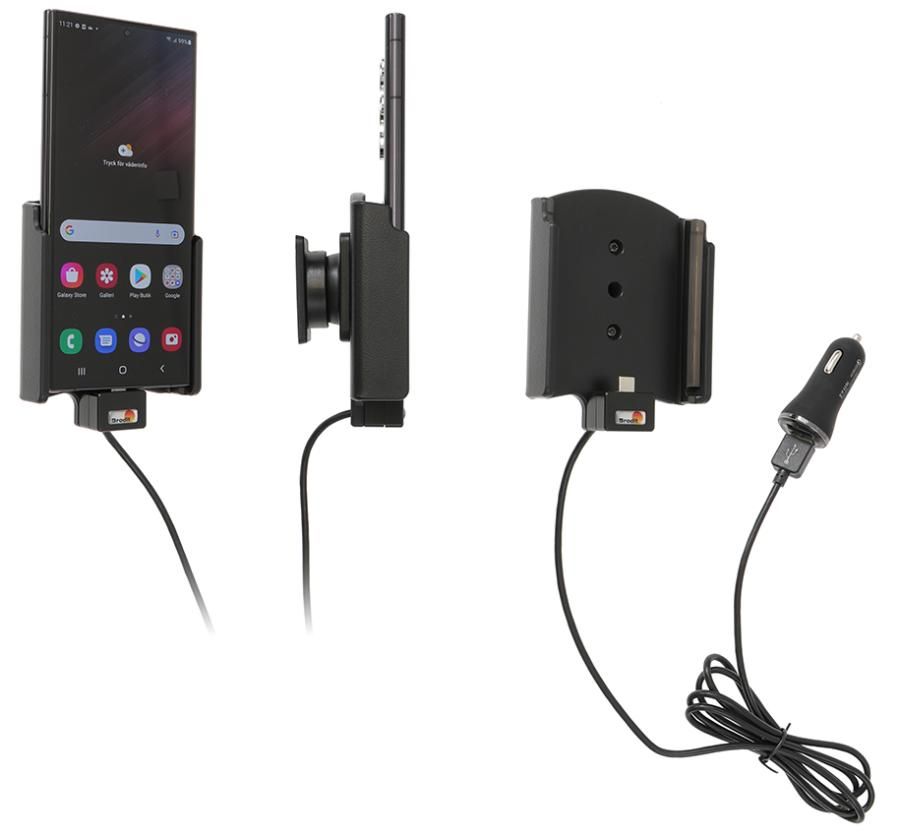 Brodit support/chargeur Samsung S22 Ultra USB all.cig.