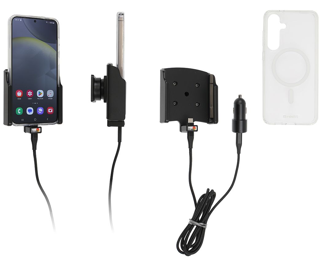 Brodit support/chargeur Samsung S24 Plus USB cig.- with case