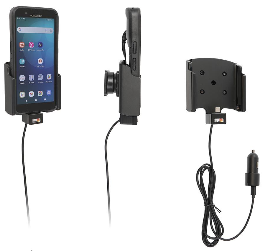 Brodit support/chargeur Datalogic Memor 12-1 USB allume cig.
