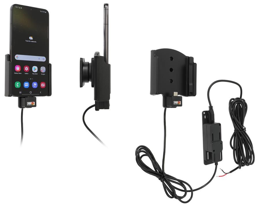 Brodit support/chargeur Samsung S22 Plus fixé install.